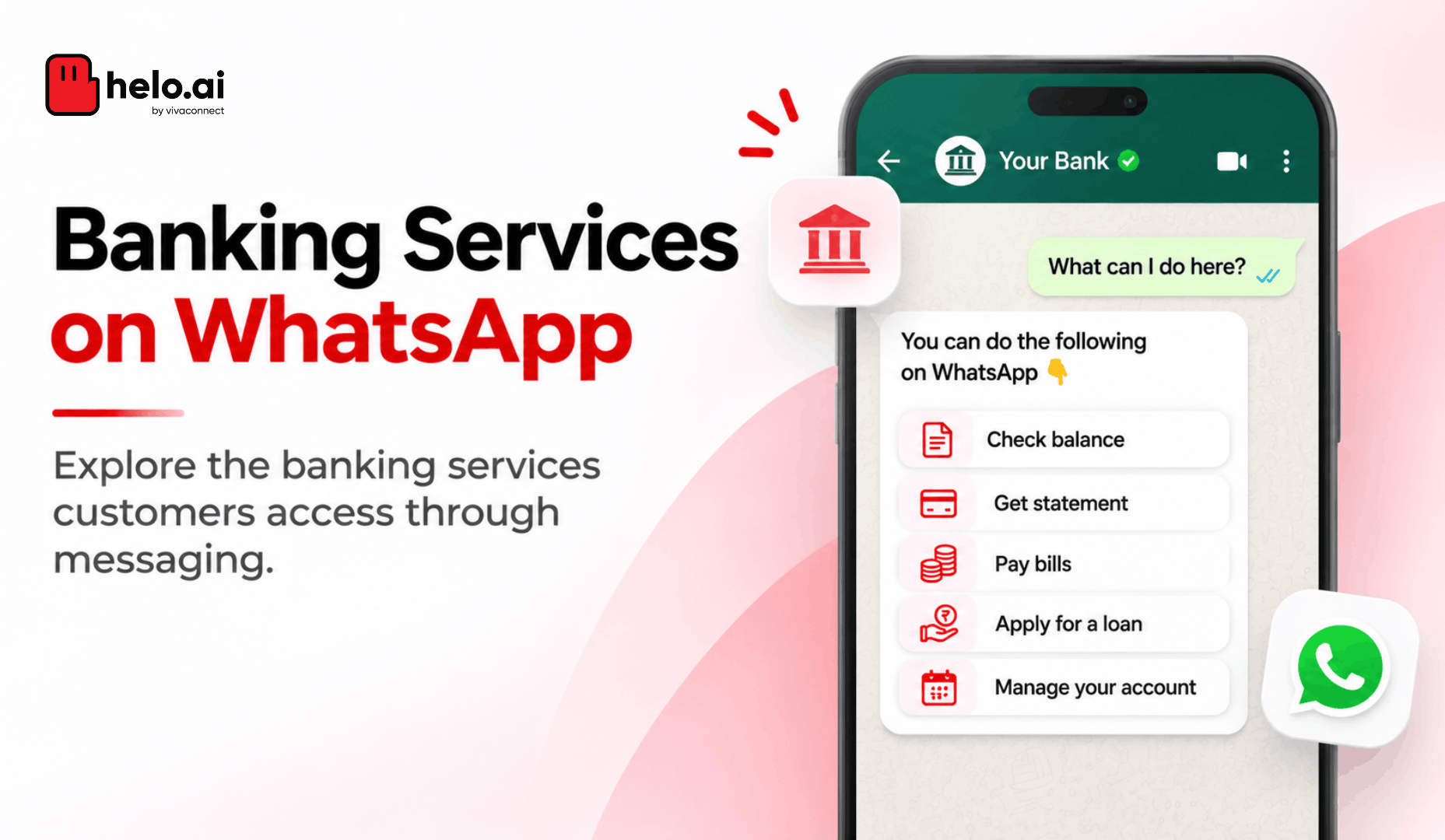 Banking Services on WhatsApp 